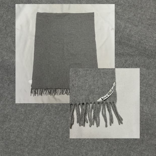 아크네 스튜디오 그레이 머플러/목도리