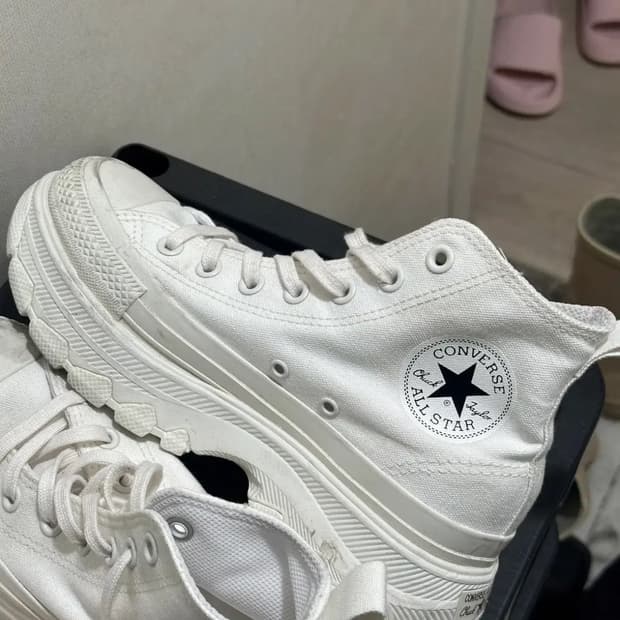 컨버스하이 화이트 235