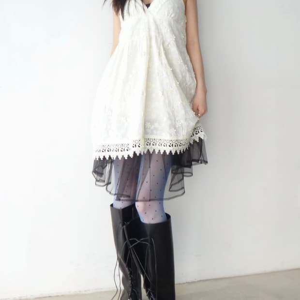 Belly flower sleeve mini ops & top 