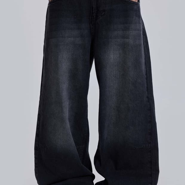jaded london Washed Black Colossus Jeans