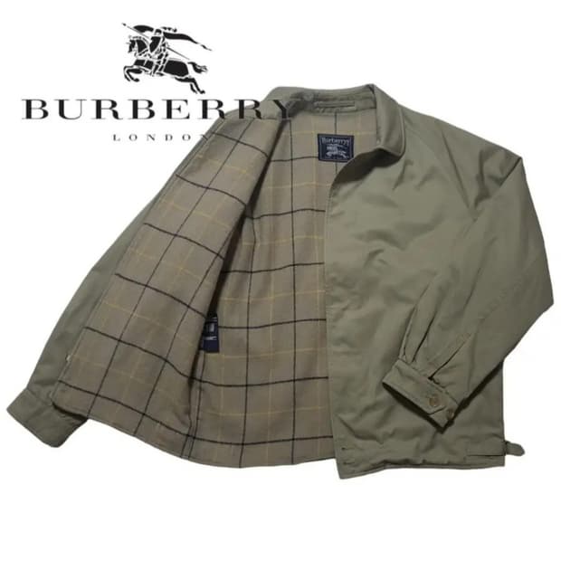 (L) 버버리 바라쿠타자켓 버버리자켓 버버리블루종자켓