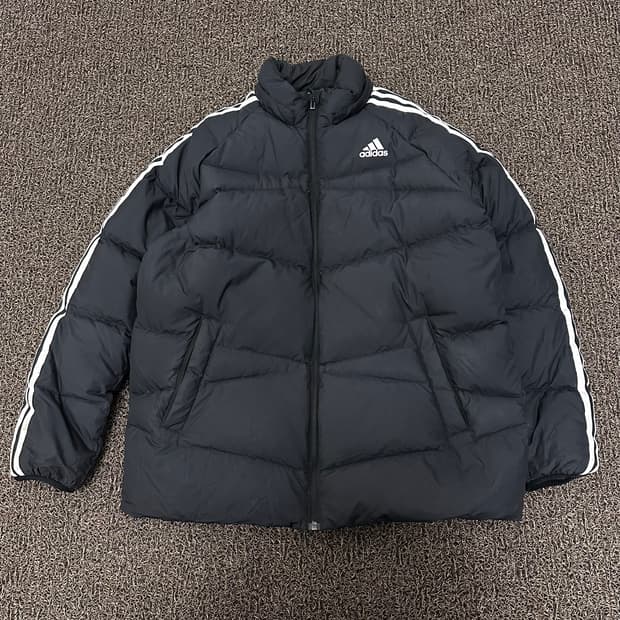 아디다스 여성 덕다운 숏패딩 블랙 신장 160