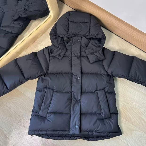 룰루레몬 다운 포 잇 올 후디 블랙 S