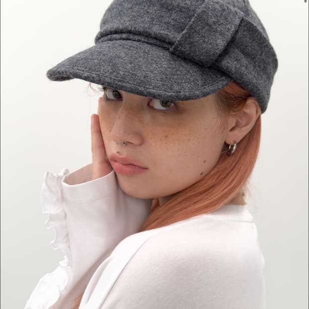 타입서비스 Wool belted cap