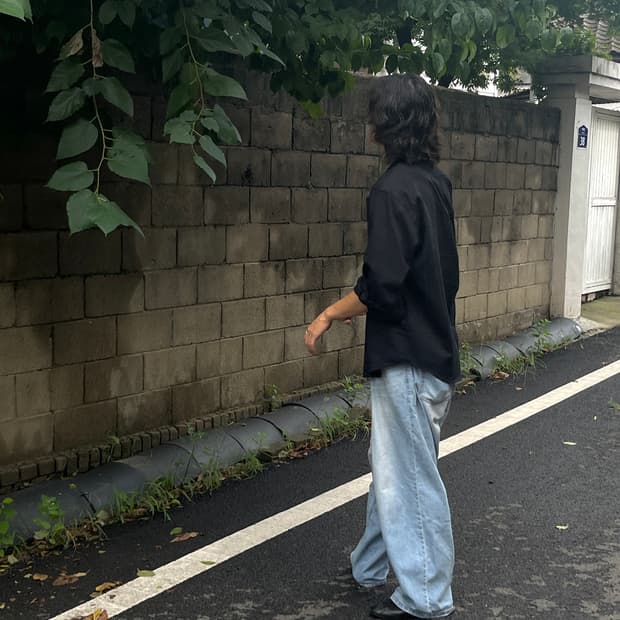 앵글런 데님 팬츠