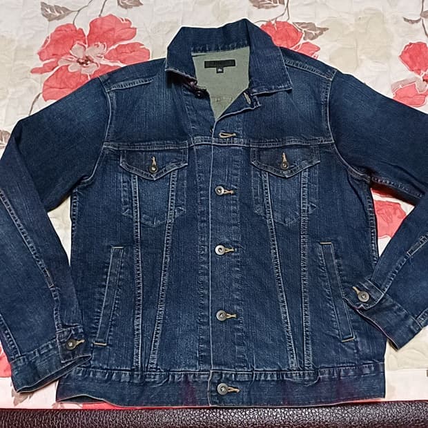 유니클로 스판청자켓 L 여성77 가슴54 기장64