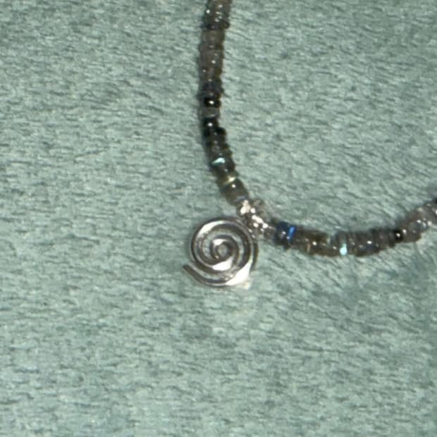 [rrrocnoc] eternal paeum 천연석 카렌실버 목걸이