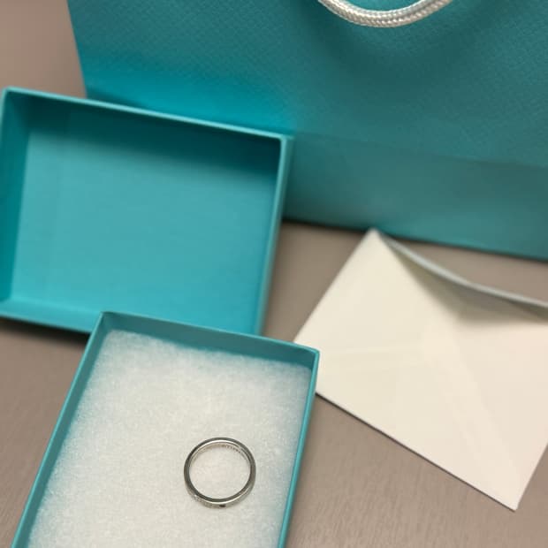 티파니앤코 1837 실버링 7.5 사이즈