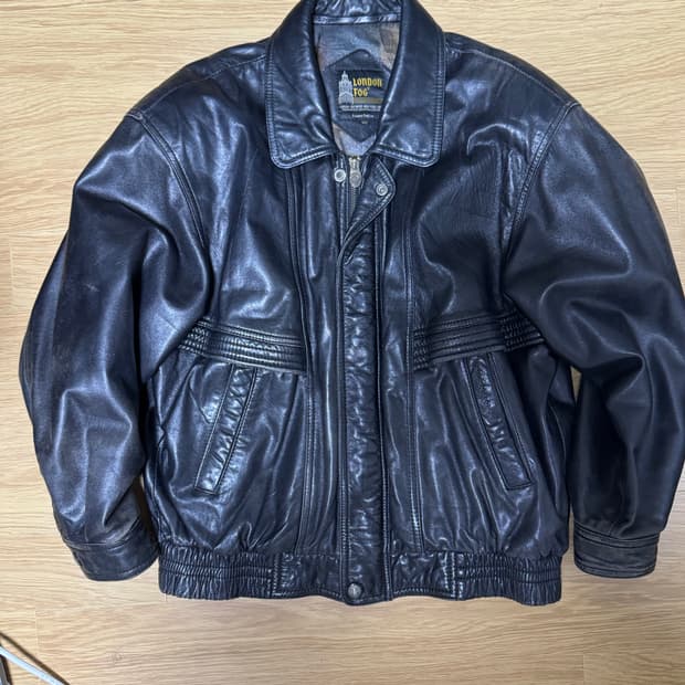 런던포그 레더자켓
