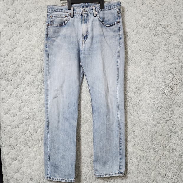 H614 [34] 리바이스 505 연청 데님 청바지 

