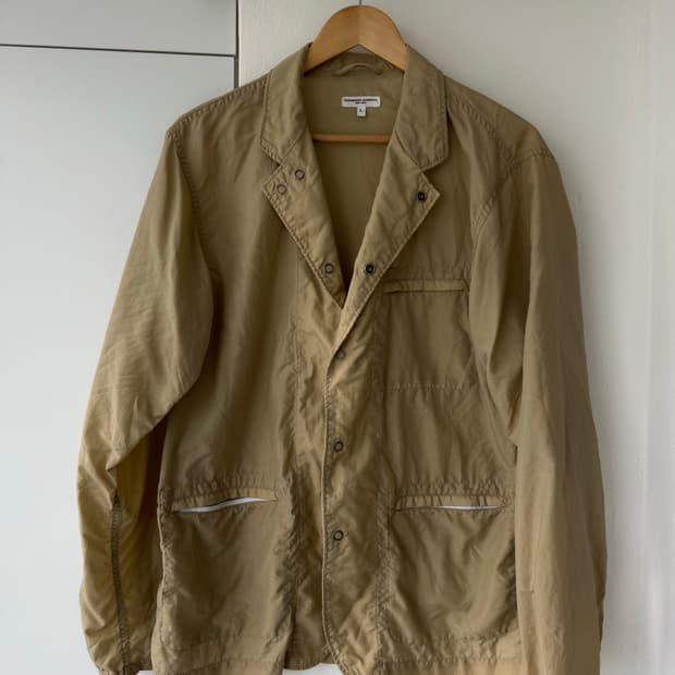 Engineered Garments Nylon Beige Blazer