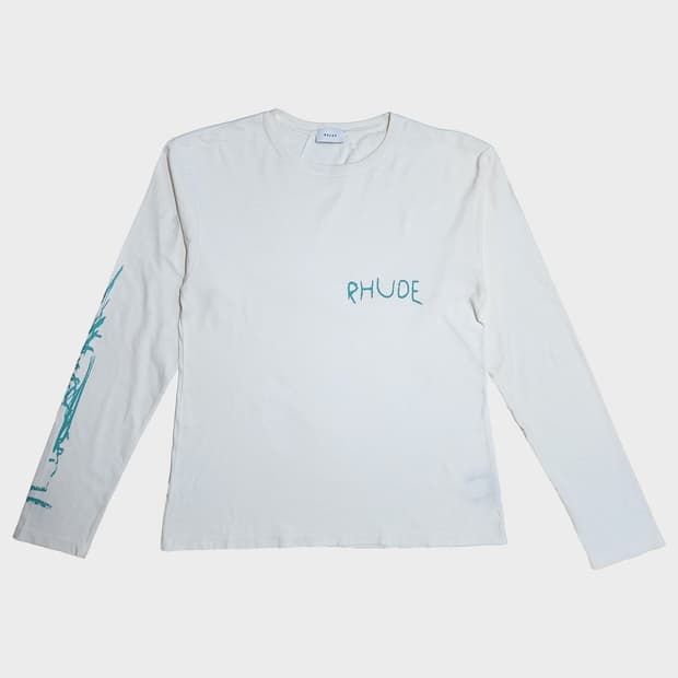[한섬정품] 루드(Rhude) 텍스트 로고 롱슬리브 티셔츠 L
