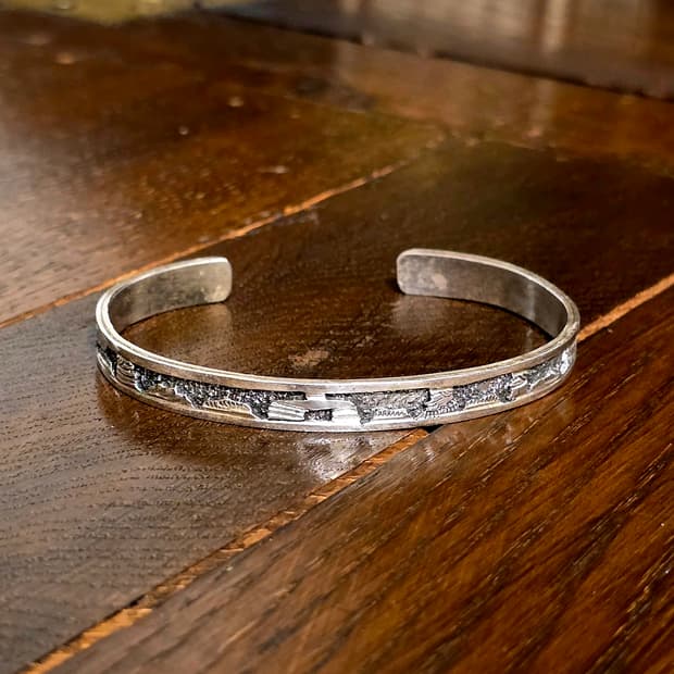 🇺🇸나바호 Elaine Becenti 스토리텔러 커프 뱅글 팔찌