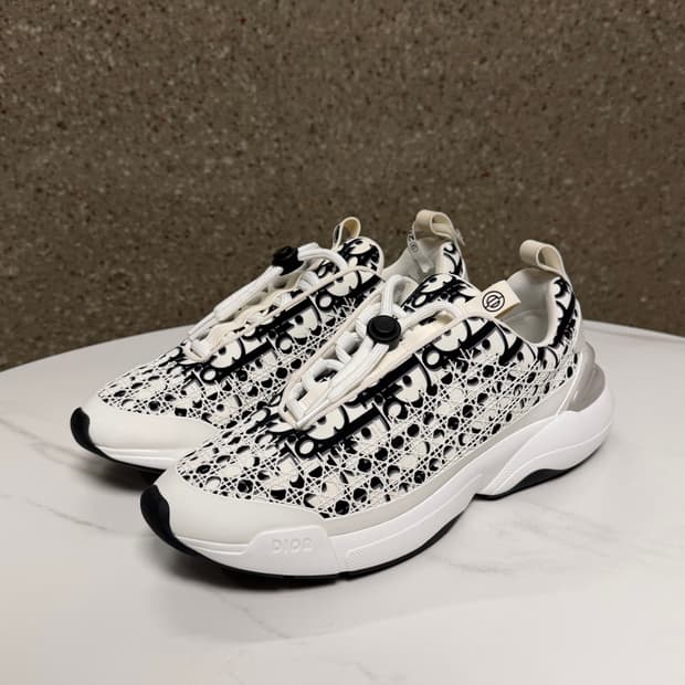 [42사이즈]디올 오블리크 B24 까나쥬 스니커즈