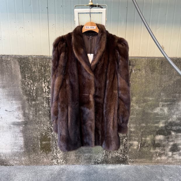 리얼 밍크 자켓