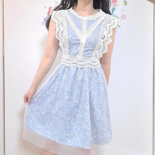 일본빈티지 민소매 샤원피스