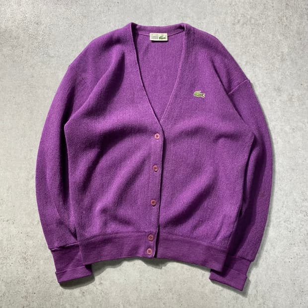 [95] 90s Lacoste 라코스테 빈티지 가디건