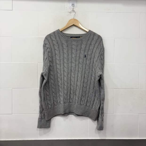 폴로 랄프로렌 꽈배기 니트