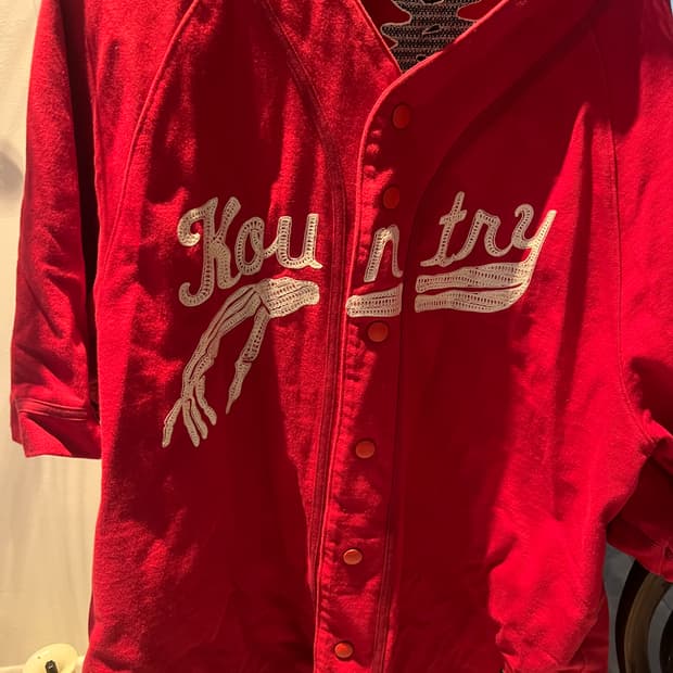 캐피탈 본 베이스볼 셔츠 4 사이즈 레드