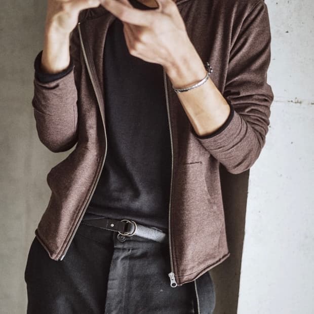 모노프리베 텍스쳐 후드집업