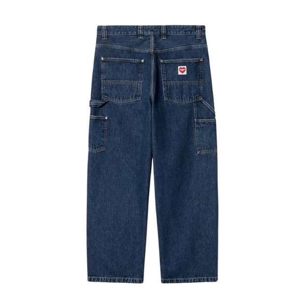 칼하트 더블 니 팬츠 블루 스톤 워시드 새상품 M사이즈 팝니다