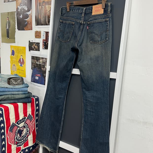 Levis 리바이스 제팬 517 나팔핏 부츠컷 데님 팬츠