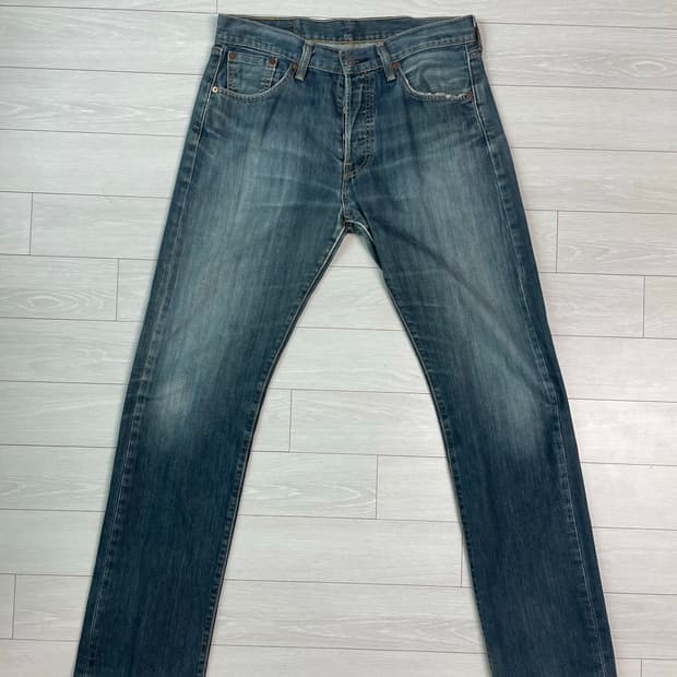 리바이스 501 인디고 데님 팬츠