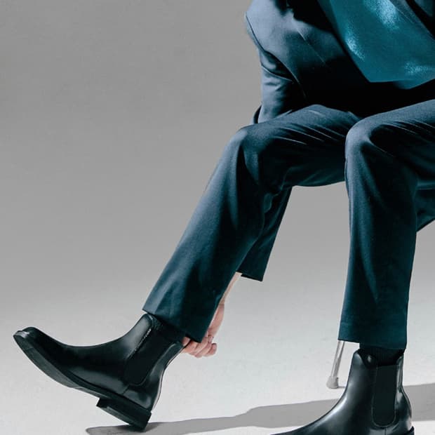 스퀘어토 첼시 부츠, 블랙, 위더로드