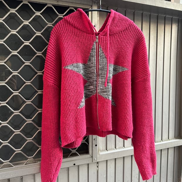 SHEIN star knit hoody