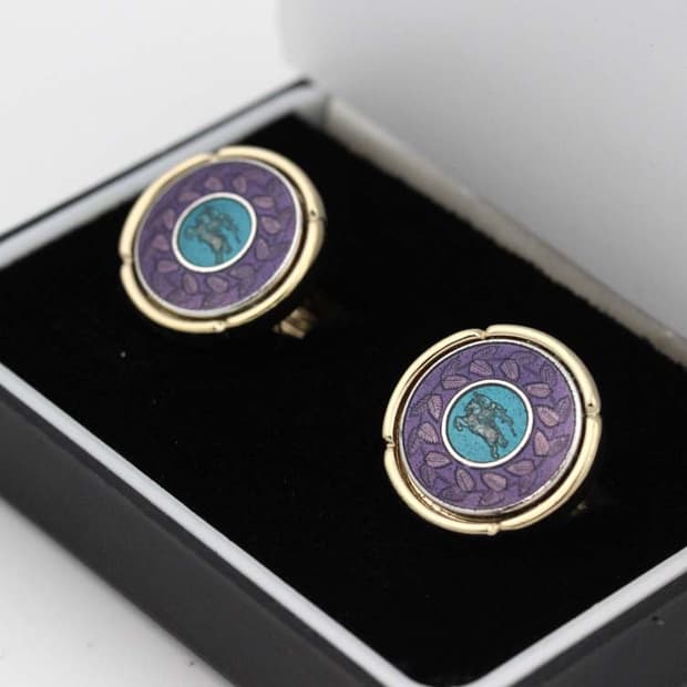 버버리 A등급 남자 명품 커프스 빈티지