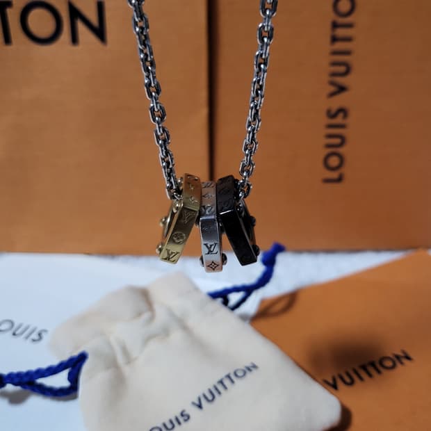 [새상품급/풀구성]루이비통 모노그램 볼드 목걸이