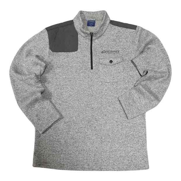 ✨ (바배) 디스커버리 포켓 기모 플리스 반집업