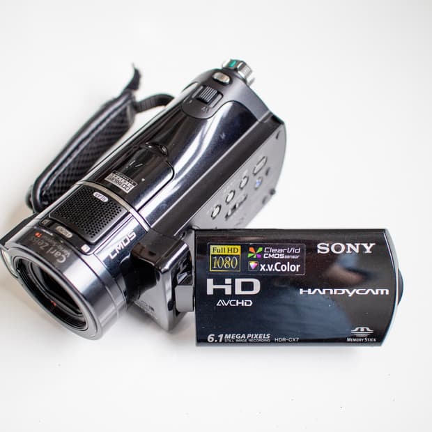 Sony HDR-CX7 / 빈티지 디지털 캠코더