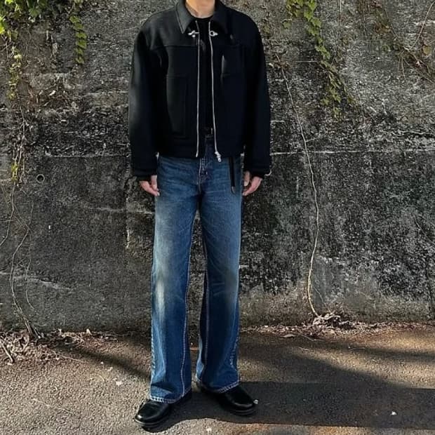 인템포무드 울 자켓