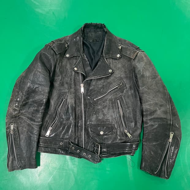 빈티지레더자켓