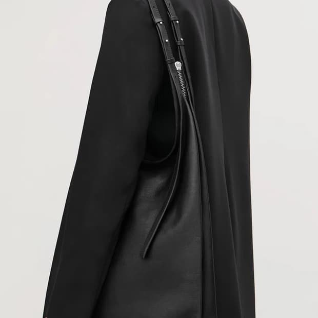 코스 cos 레더 쇼퍼백