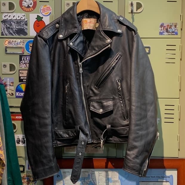 70s Excelled 레더 바이커 자켓 (40 REG)