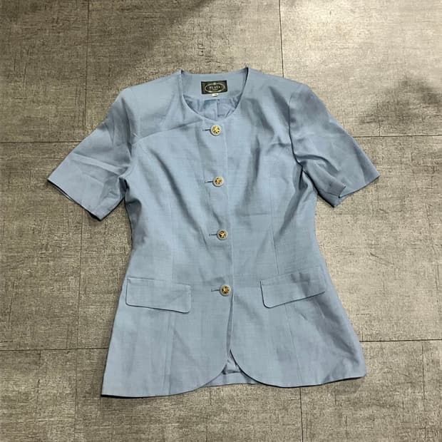 일본빈티지 Plata 달천깔페어리 프린세스 반팔블라우스자켓