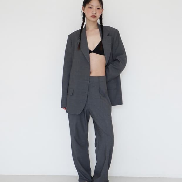 포니테일 80s 스펜서 테일러드 팬츠