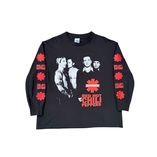 빈티지 90s 레드핫칠리페퍼스 Californication 롱슬리브