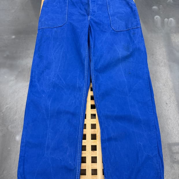 OLD MODEL WASHED BLUE FRENCH 프렌치퍼티그팬츠 