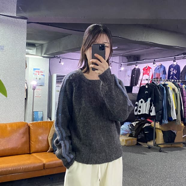 파르티멘토 플라워 트랙탑 니트 B3320