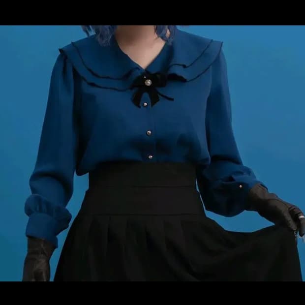 빈티지 여성블라우스