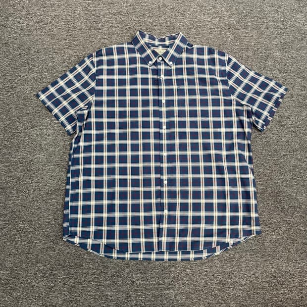 LL.Bean 체크 반팔셔츠 p945