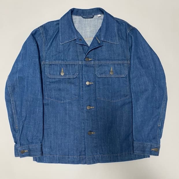 유니클로 U 르메르 데님 트러커 M