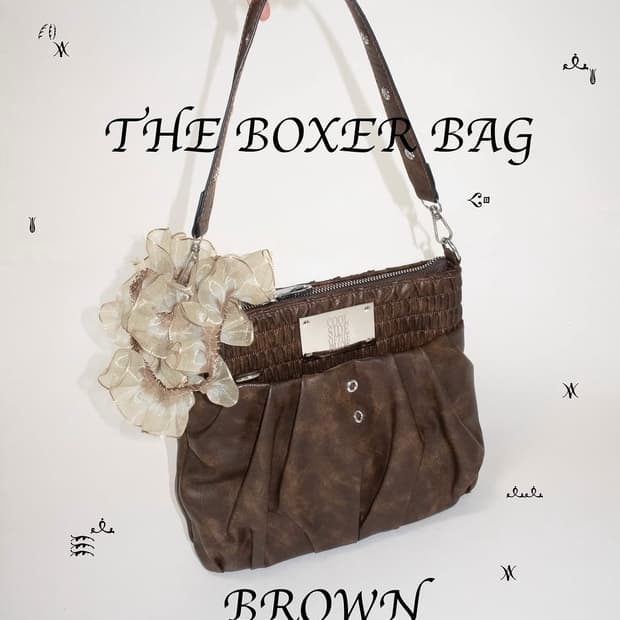 쿨 사이드 옵더 필로우 the boxer bag brown