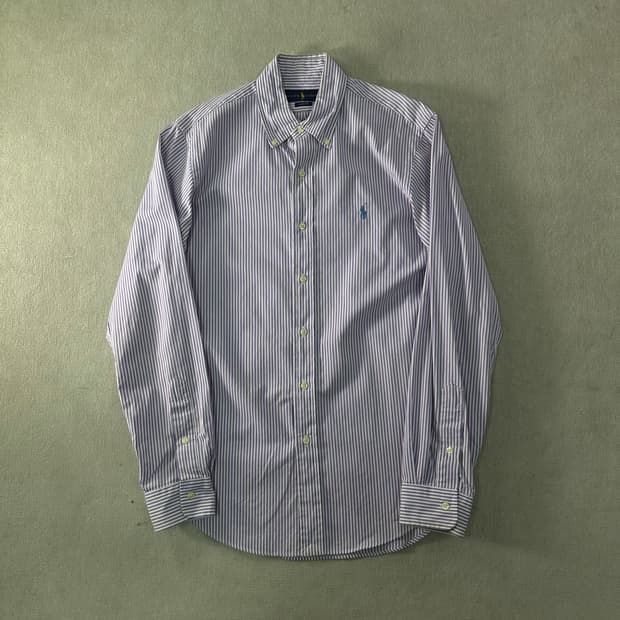 100 폴로랄프로렌 코튼 스트라이프 셔츠 