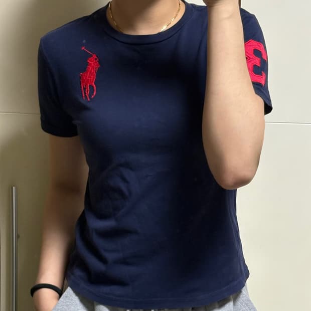 폴로 랄프로렌 빅포니 네이비 반팔티