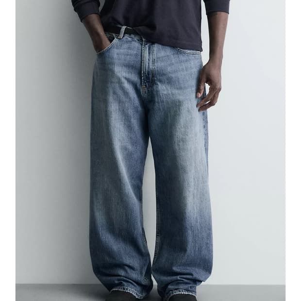 Zara jeans baggy fit 디스트로이드