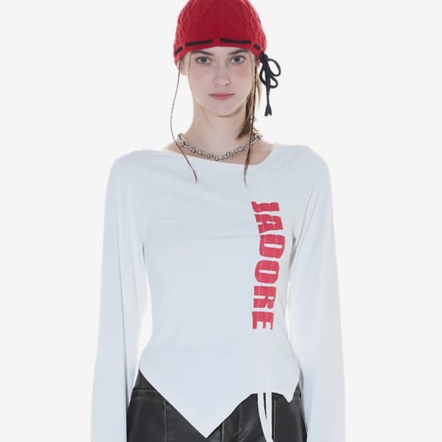 품절제품)L14 SHIRRING T-SHIRT(WHITE)